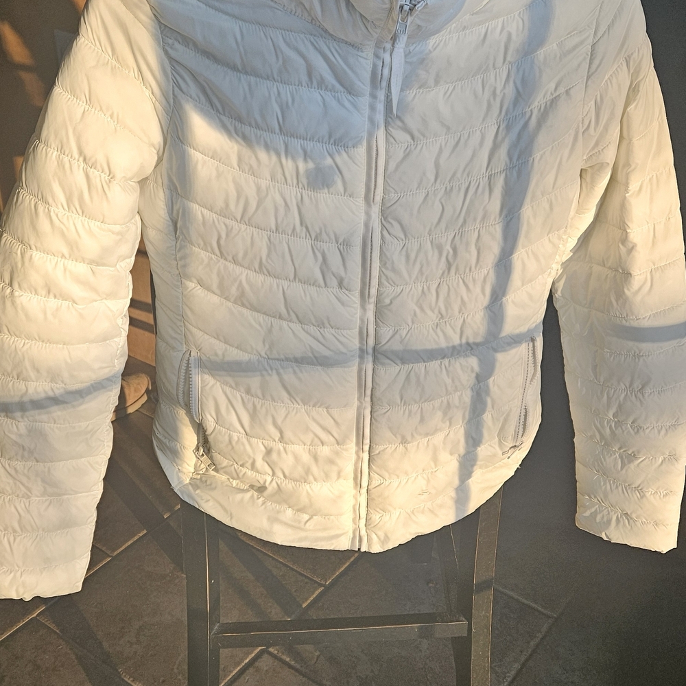 Women's White Puffer Jacket